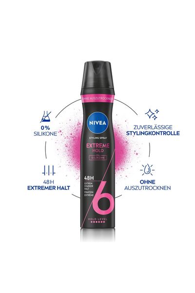 NIVEA Ultra Güçlü Tutuş Saç Spreyi 250 ml