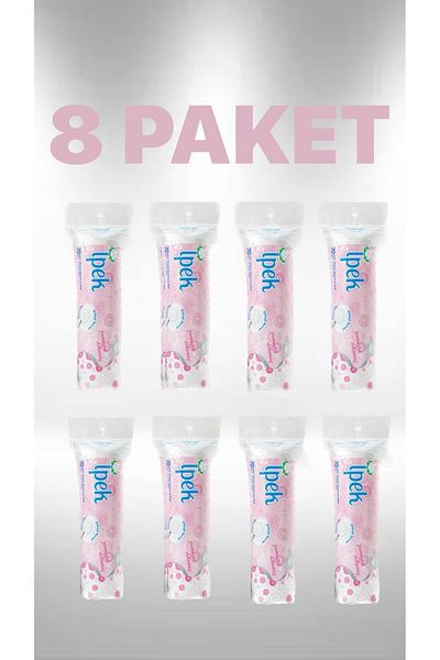 İpek 70 X 8 Pieces Silk Makeup Remover Pad