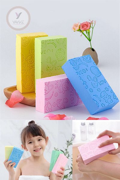 Yayke Bath Body Shower Sponge, Soft Magic Body Massage Brush Bath Loofah, Dead Skin Remover Children's ytşkn