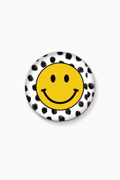 hey lori Sarı Smile Ve Puan Desen Telefon Tutucu