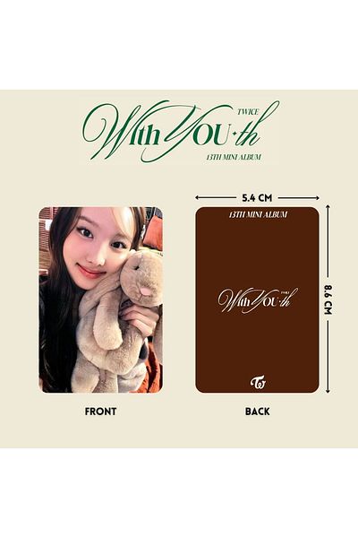 Kpop Dünyasi Twice - "With You Th" Pob 4 Pc Set