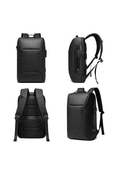 ENS 17.5 Inch Laptop and Backpack with USB Port and Encrypted - Black