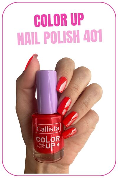 Callista Color Up Nail Polish Oje 401 Loud Like Love - Kırmızı