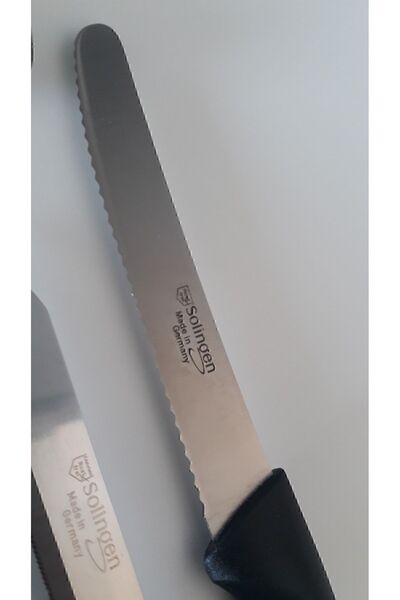 Solingen 6 Simli Siyah Meyve Bıçağı, Düz Soyacak Ve Mikro Tırtıklı Doğrama Bıçağı Seti