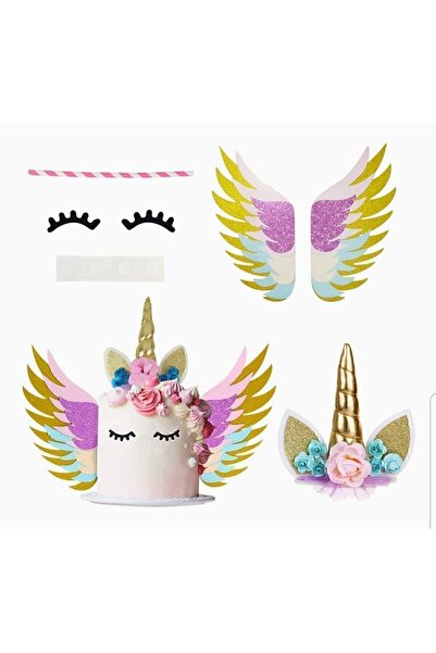 bmk tasarım Unicorn Pasta Süsü