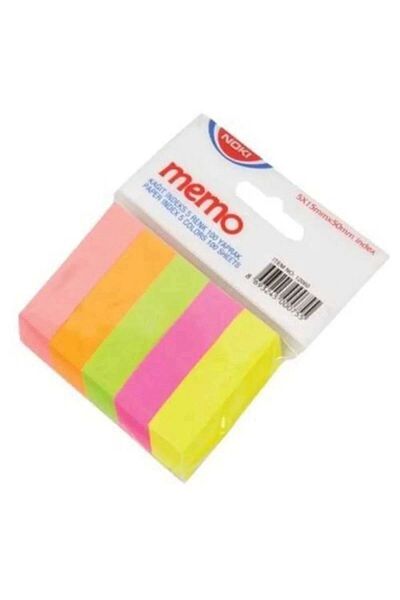 Noki Memo Paper Index 5 Colors (POSTIT) Bookmark 12060