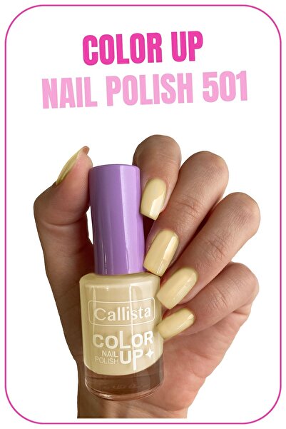 Callista Color Up Nail Polish Oje 501 Towards The Wind - Sarı