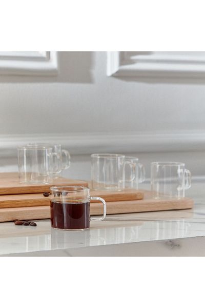 Home Box Sip Savor 6-Piece Glass Mug Set