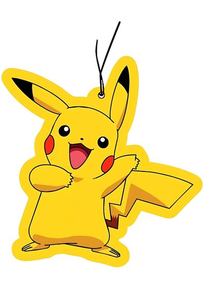 PABALAS Pokemon Pikachu Tasarımlı Oto Araç Kokusu ve Aksesuarı