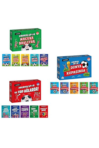 Nesil Çocuk Yayınları Patatesspor 1/2/3 Macera Başlıyor/Ve Top Ağlarda!/Dünya...