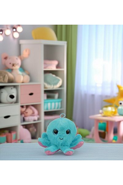 Halley Oyuncak 15 cm Plush Lovely Eyed Octopus - 62403