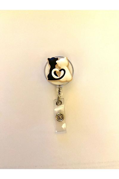 odaburada Yoyo Collar Cat Figure Card Holder