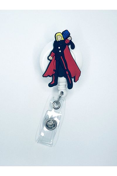 odaburada Yoyo Collar Card Holder with Thor Figure
