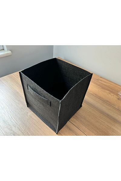 Home 6 Pieces - Multi-Purpose Black Felt Box Organizer In-Cabinet Organizer 25*25