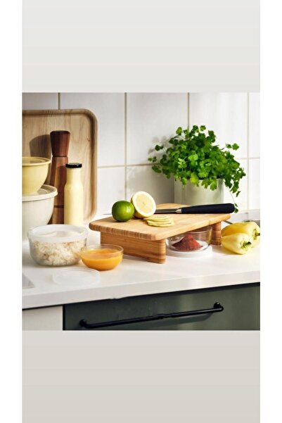 GUNES ZUCCACIYE Bamboo Chopping Board with Stand
