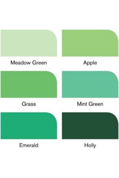 Winsor Newton Promarker 6 Green Tones