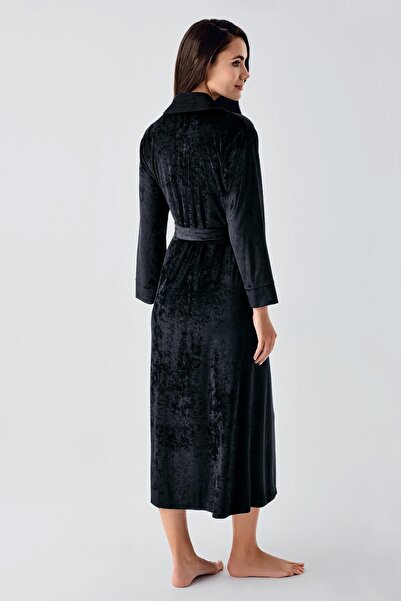 Artış Εύκαμπτη ρόμπα βισκόζης - μακρυμάνικο βελούδο