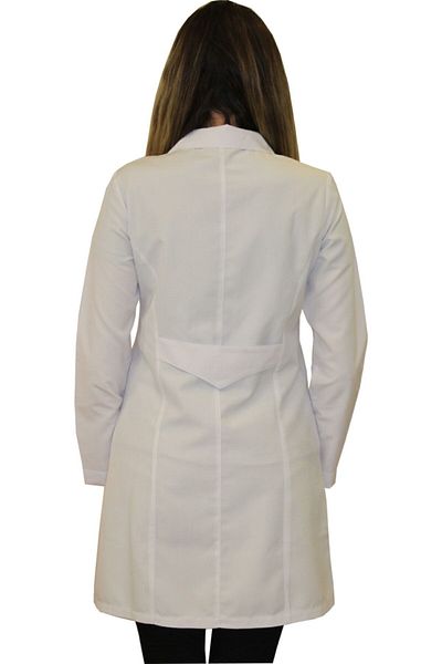 safaforma Haina de doctor pentru femeie cu guler clasic, haină de laborator, asistentă, profesor, farmacist, haină albă
