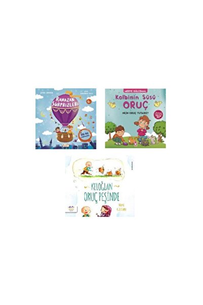 Timaş Çocuk Ramazan Ve Oruç Kitapları 3'lü Set / Ramazan Sürprizleri+kalbimin...