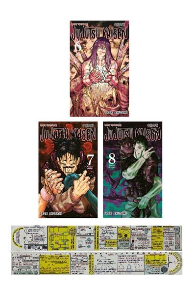 Gerekli Şeyler Yayıncılık Jujutsu Kaisen 6-7-8. Ciltler Manga Seti + Matemati...