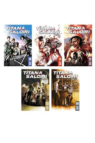 Gerekli Şeyler Titana Saldırı 5 Kitap Set ( 10-11-12-13-14 )