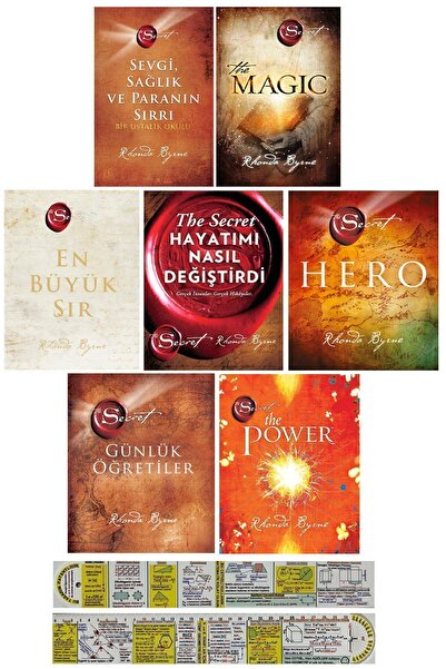 Artemis Yayınları Rhonda Byrne The Secret Serisi 7 Kitap Set + Matematik Öğreten Ayraç