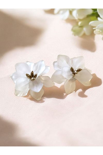 PS ACCESSORİES Flower Earrings