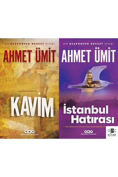 Yapı Kredi Yayınları Ahmet Ümit Başkomser Nevzat 3-4. Kitaplar Kavim Istanbul Hatırası 2 Kitap Set
