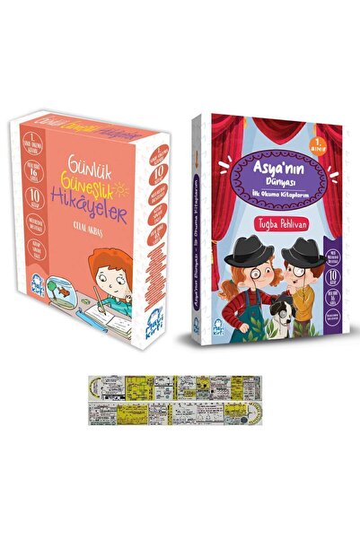 Mavi Kirpi Günlük Güneşlik Hikayeler Seti (10 Kitap) + Asya'nın Dünyası (10 k...