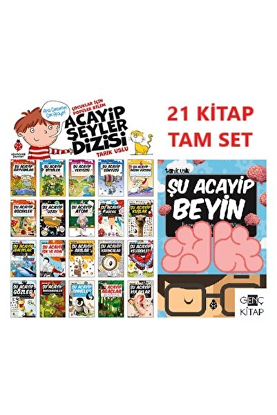 Uğurböceği Yayınları مجموعة كاملة من سلسلة أشياء Acayip 21 كتابًا، مجموعة كام...