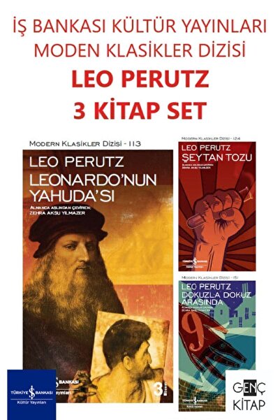 TÜRKİYE İŞ BANKASI KÜLTÜR YAYINLARI Iş Bankası Leo Perutz 3 Kitap Set Modern ...