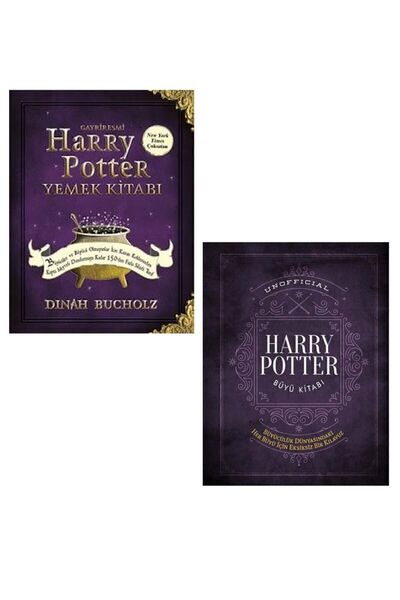 Martı Yayınları Harry Potter Büyü Kitabı + Yemek Kitabı 2 Kitap Set