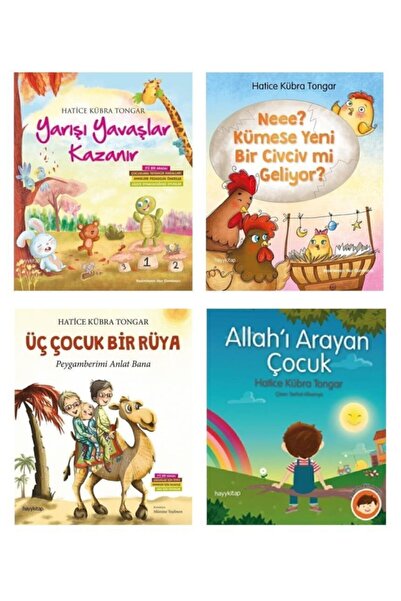 hayykitap Hatice Kübra Tongar Çocuk Kitapları 4 Lü Set