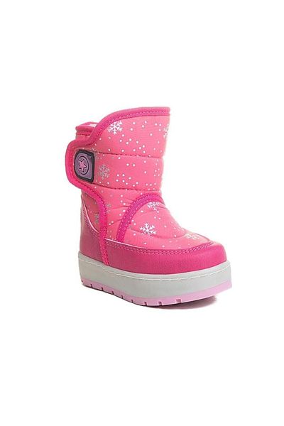le petit kids Κοριτσίστικες ροζ Snowflake Thermal Snow Boots