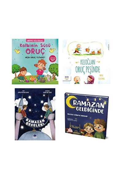 Timaş Çocuk Ramazan Ve Oruç Kitapları 4'lü Set/merve Gülcemal+jenny Molendyk ...