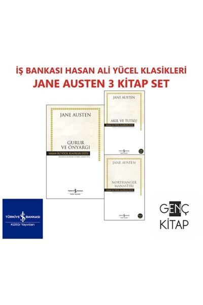 TÜRKİYE İŞ BANKASI KÜLTÜR YAYINLARI Iş Bankası Jane Austen 3 Kitap Set Hasan ...