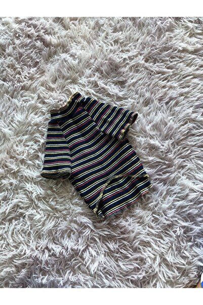Barneystore Kedi Köpek Çizgili Kıvrık Sweat