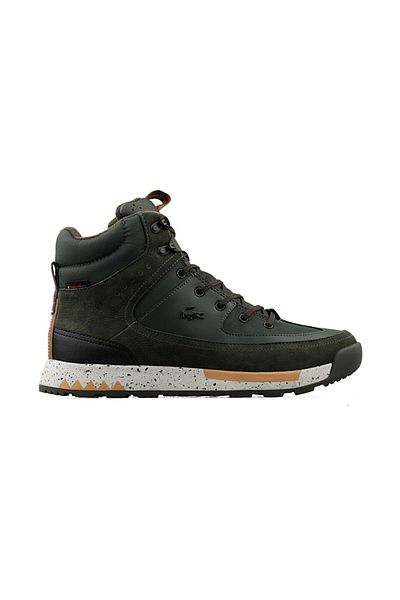 Lacoste Urban Breaker 222 1 Cma Dk Grn/Off Wht Men's Casual Shoes - Khaki 744Cma0118-1X3