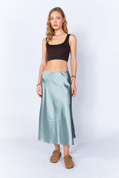 EDITION Çağla Satin Skirt - Ek100298936-8936 Model