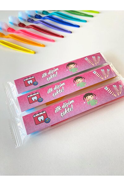 EASYBRUSH Diş Buğdayı Partisi Özel Tasarım Ambalaj 25’li Paket (PEMBE RENK)