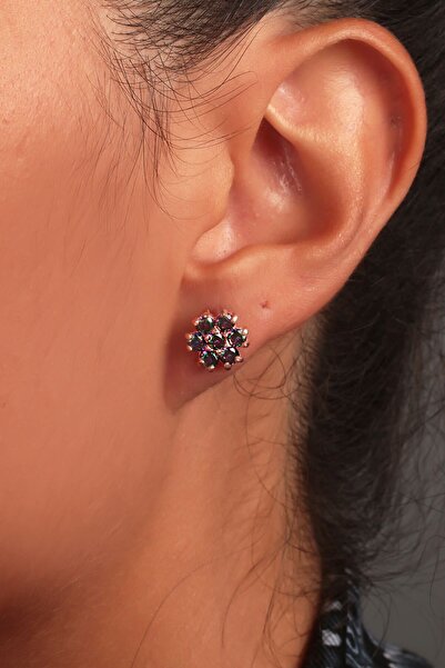 SUNSHINE 925 Ayar Gümüş Mistik Topaz Taşlı Küpe SKU5007