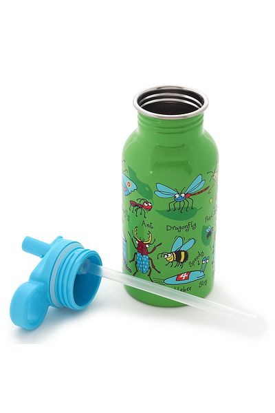 Tyrrell Katz 400 ml Stainless Steel Flask with Straw Bugs