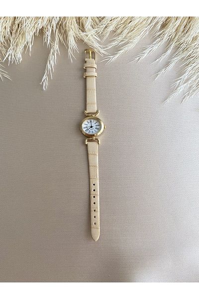 QUARTZ Vintage Butterfly Model Retro Minimal Leather Women's Wristwatch