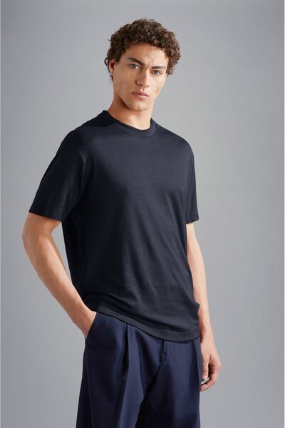 PAUL&SHARK ΑΝΔΡΙΚΟ ΠΛΕΚΤΟ T-SHIRT C.W. ΒΑΜΒΑΚΙ