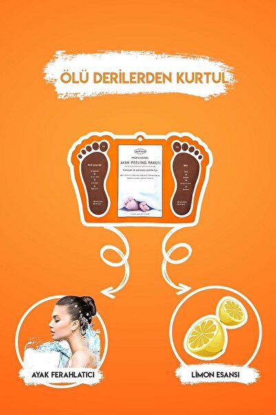 Nilu Moda ÇORAP TİPİ AYAK PEELİNG MASKESİ 5'Lİ