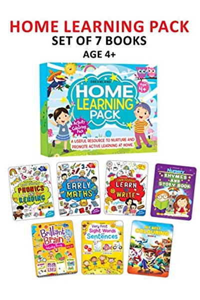 dreamland حزمة التعلم المنزلي للأطفال من سن 4 سنوات