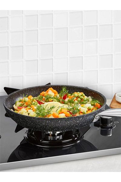 FALEZ Black Line Granite 20 Cm Pan