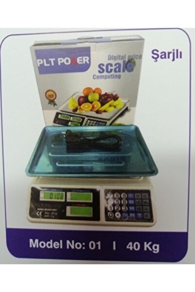 scale Plt Power Şarjlı Tartı 40kg