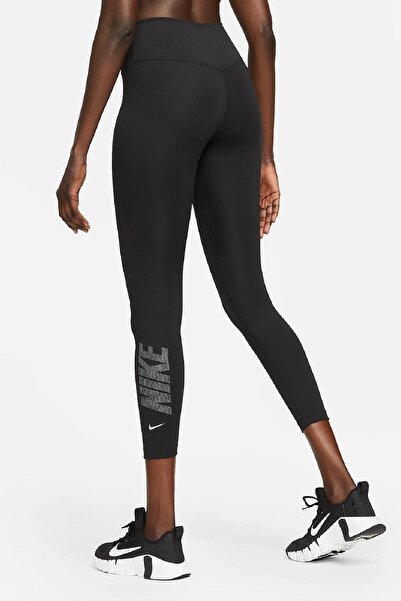 Nike One Diamond Shine 7/8 Leggins 2 Cepli Yapay Elmaslı Toparlayıcı Tayt