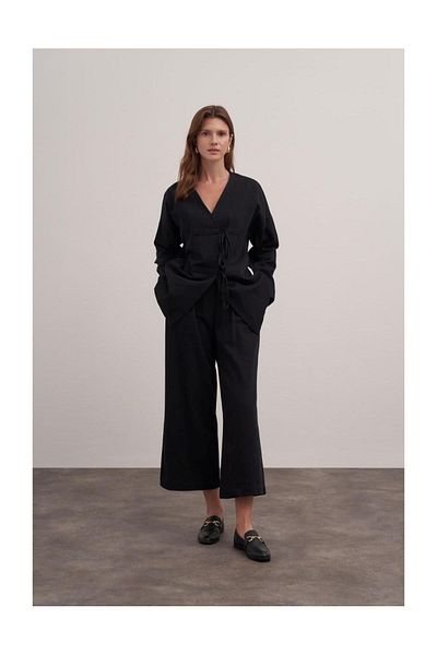 FUSHYA Gabardine Double Set - Tie-Up
